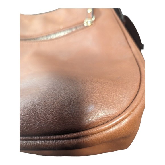 SOLE SOCIETY Women's Handbag Brown Purse Shoulder Bag Faux Leather Zipper - Picture 2 of 14